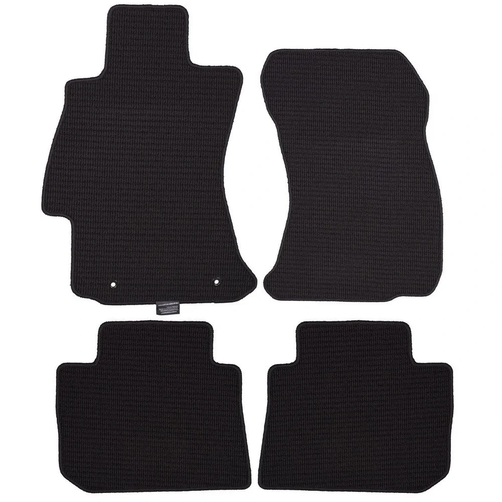 Subaru Crosstrek Floor Mats Genuine OEM Black Carpet 4 Piece Set J501SFJ300 NEW
